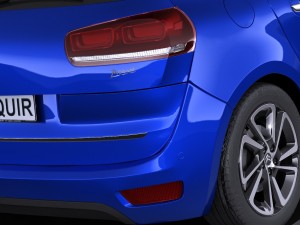 Citroen C4 Picasso 2017 Modelo 3D