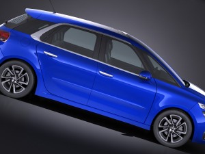 Citroen C4 Picasso 2017 Modelo 3D