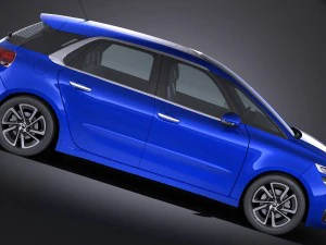 Citroen C4 Picasso 2017 3D Model