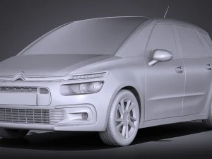 Citroen C4 Picasso 2017 3D Model