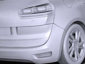 Citroen C4 Picasso 2017 Modelo 3D