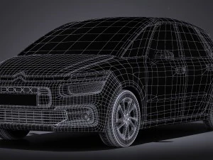 Citroen C4 Picasso 2017 3D Model