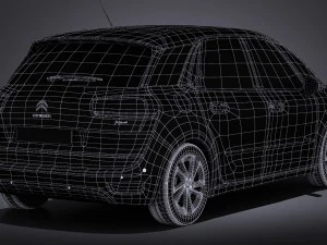 Citroen C4 Picasso 2017 3D Model