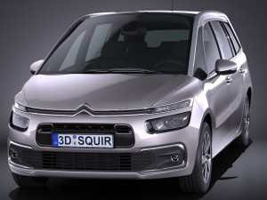 Citroen Grand C4 Picasso 2017 3D Model