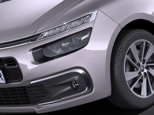Citroen Grand C4 Picasso 2017 3D Model