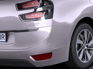 Citroen Grand C4 Picasso 2017 3D Model