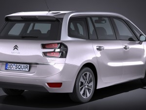 Citroen Grand C4 Picasso 2017 3D Model