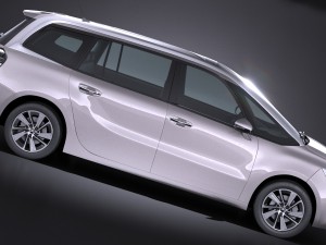 Citroen Grand C4 Picasso 2017 3D Model