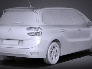 Citroen Grand C4 Picasso 2017 3D Model