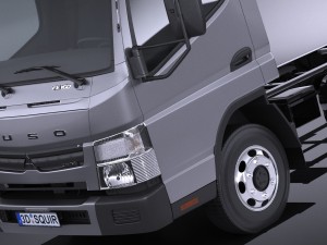 Mitsubishi Fuso Chassis 2016 3D मॉडल