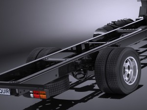 Mitsubishi Fuso Chassis 2016 3D मॉडल