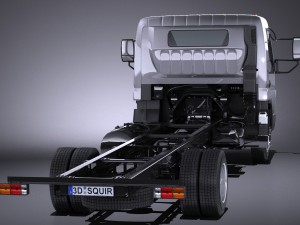 Mitsubishi Fuso Chassis 2016 3D मॉडल