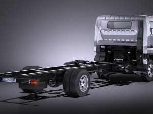 Mitsubishi Fuso Chassis 2016 3D मॉडल
