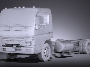 Mitsubishi Fuso Chassis 2016 3D मॉडल
