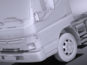Mitsubishi Fuso Chassis 2016 3D मॉडल