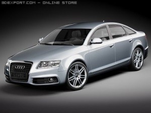 Audi A6 Sedan 2009 Modello 3D