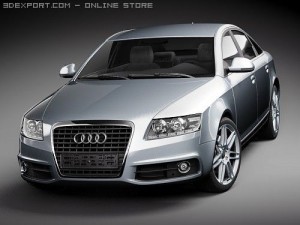 Audi A6 Sedan 2009 3D Model