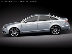 Audi A6 Sedan 2009 3D Model