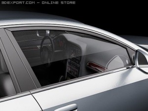Audi A6 Sedan 2009 3D Model