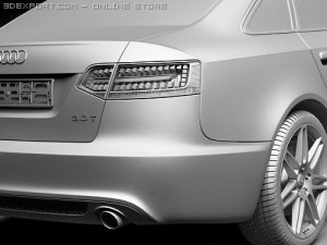 Audi A6 Sedan 2009 3D Model