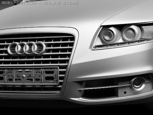 Audi A6 Sedan 2009 3D Model