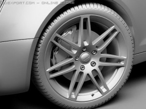 Audi A6 Sedan 2009 3D Model