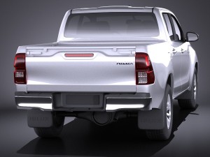 Toyota Hilux Double Cab 2016 Base 3D Model