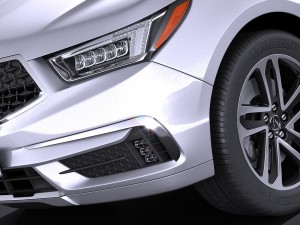 Acura MDX 2017 Modelo 3D