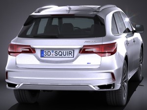 Acura MDX 2017 Modelo 3D