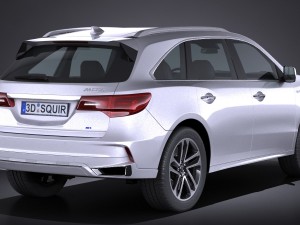 Acura MDX 2017 Modelo 3D
