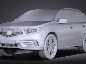 Acura MDX 2017 Modelo 3D