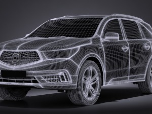 Acura MDX 2017 Modelo 3D