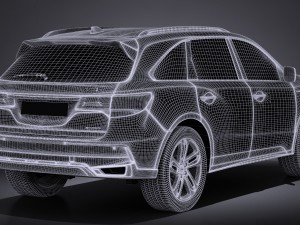 Acura MDX 2017 Modelo 3D