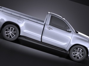Toyota Hilux Regular Cab 2016 Model 3D
