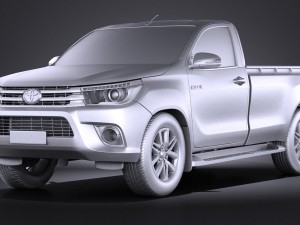 Toyota Hilux Regular Cab 2016 Model 3D