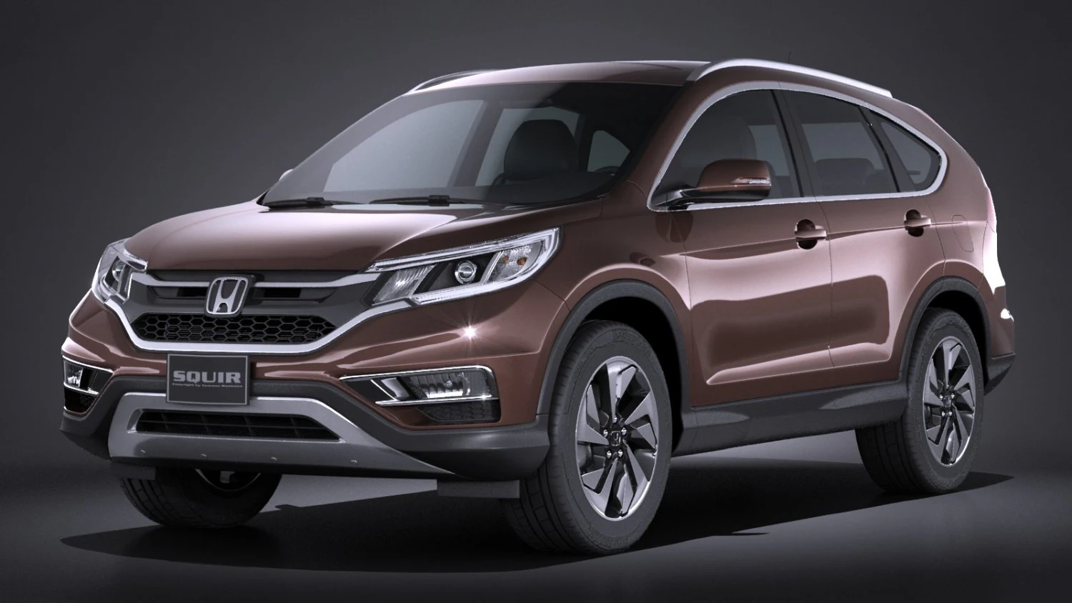 Honda CR-V 2016 3D Model .c4d .max .obj .3ds .fbx .stl .blend 