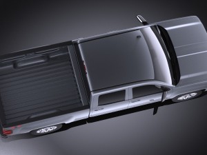 Chevrolet Silverado 1500 Double Cab 2015 vray 3D Model