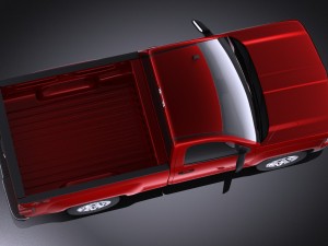Chevrolet Silverado 2014 Regular Cab vray Modello 3D