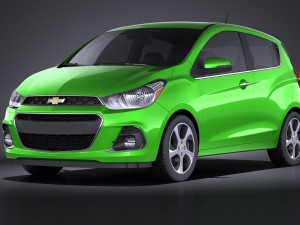 Chevrolet Spark 2016 vray Model 3D