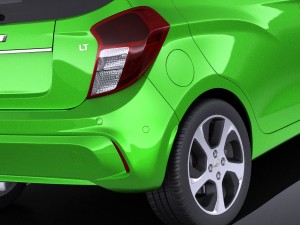 Chevrolet Spark 2016 vray 3D Model