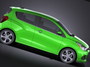 Chevrolet Spark 2016 vray 3D Model
