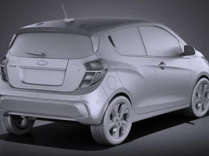 Chevrolet Spark 2016 vray 3D Model