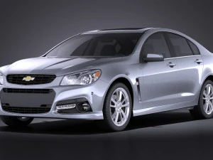 Chevrolet SS 2014 v-ray Modello 3D