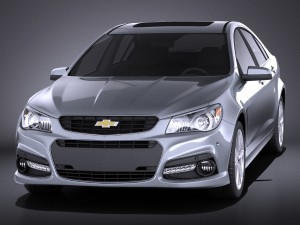 Chevrolet SS 2014 vray Model 3D