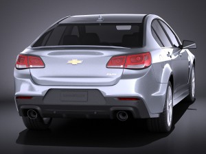 Chevrolet SS 2014 vray Model 3D