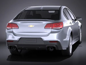 Chevrolet SS 2014 vray 3D Model