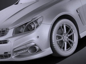 Chevrolet SS 2014 vray Model 3D