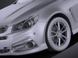 Chevrolet SS 2014 vray 3D Model