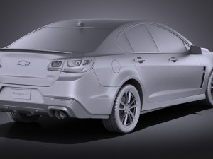 Chevrolet SS 2014 vray Model 3D