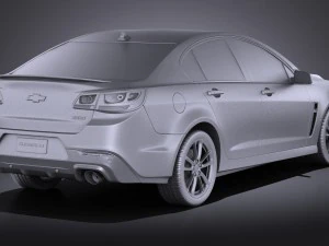 Chevrolet SS 2014 vray 3D Model